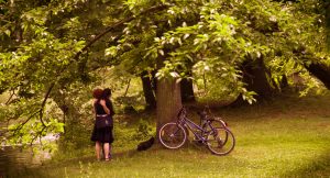 Jeunes amours romantiques